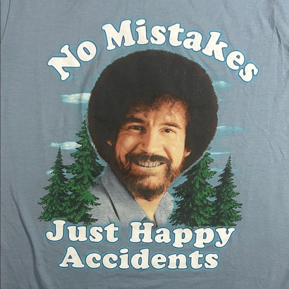 Bob Ross Graphic Tee - Picture 2 of 6
